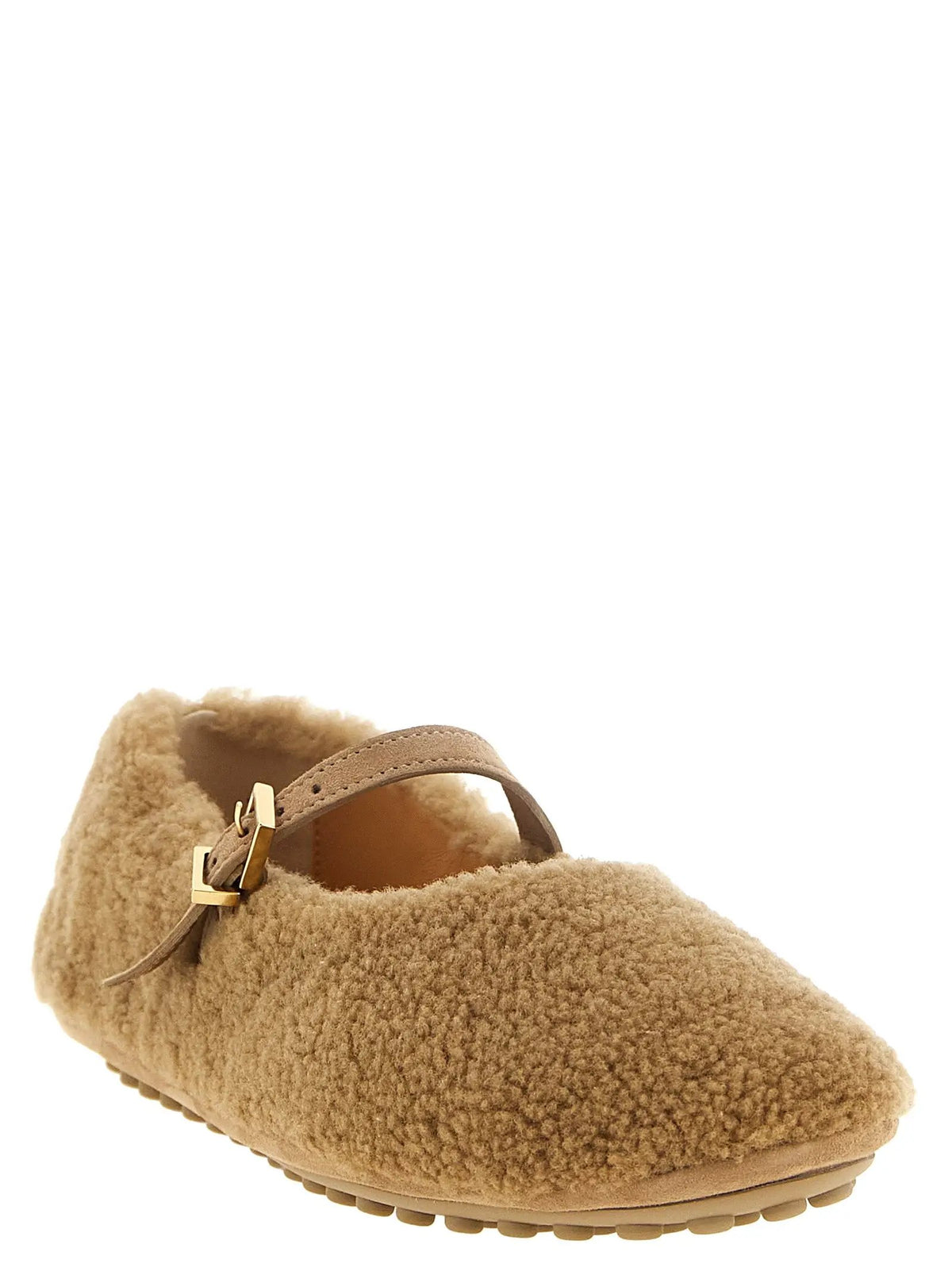 Tod's Tod's Beige Lamb Leather Ballet Flats