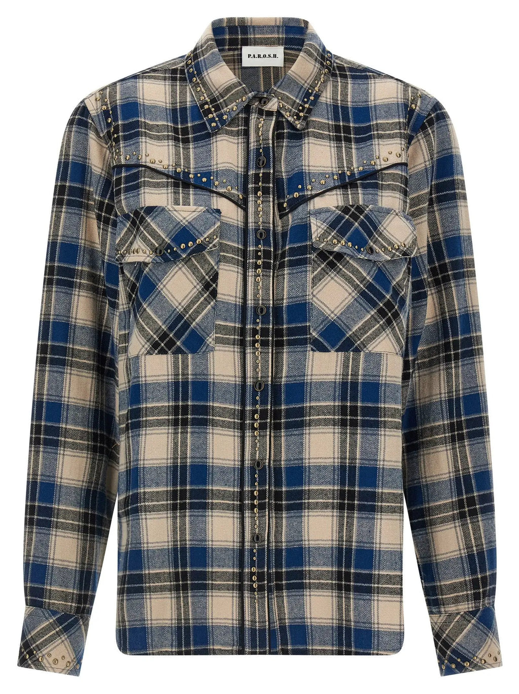 P.A.R.O.S.H. P.A.R.O.S.H. Multicolor Cotton Blouse
