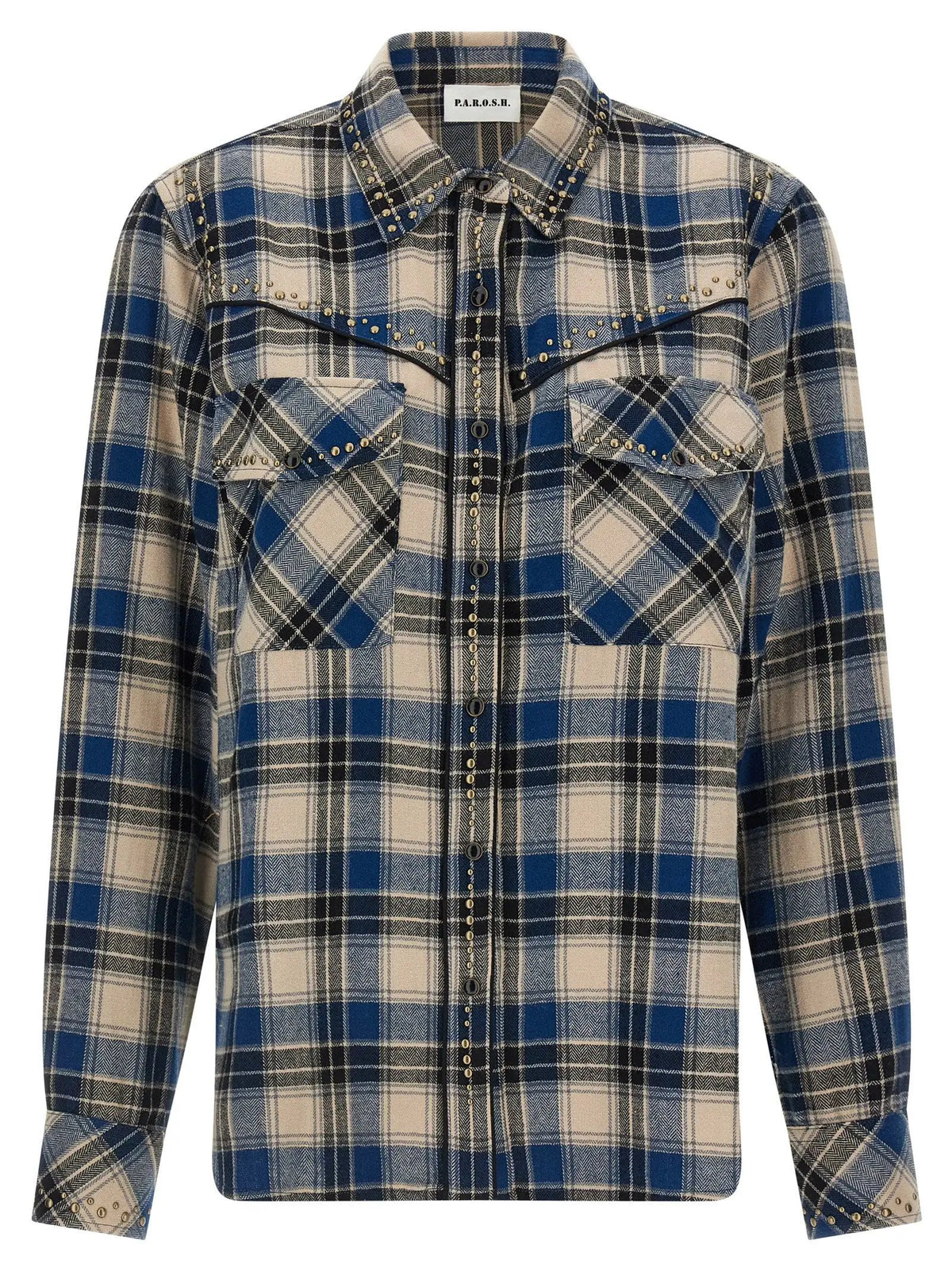 P.A.R.O.S.H. P.A.R.O.S.H. Multicolor Cotton Blouse