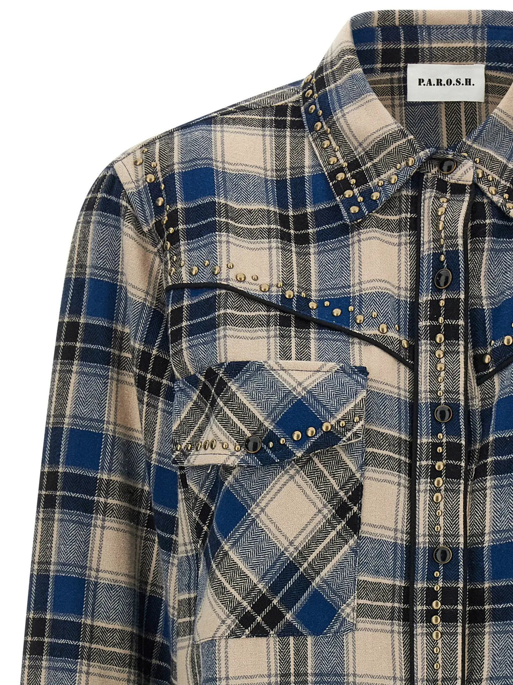 P.A.R.O.S.H. P.A.R.O.S.H. Multicolor Cotton Blouse