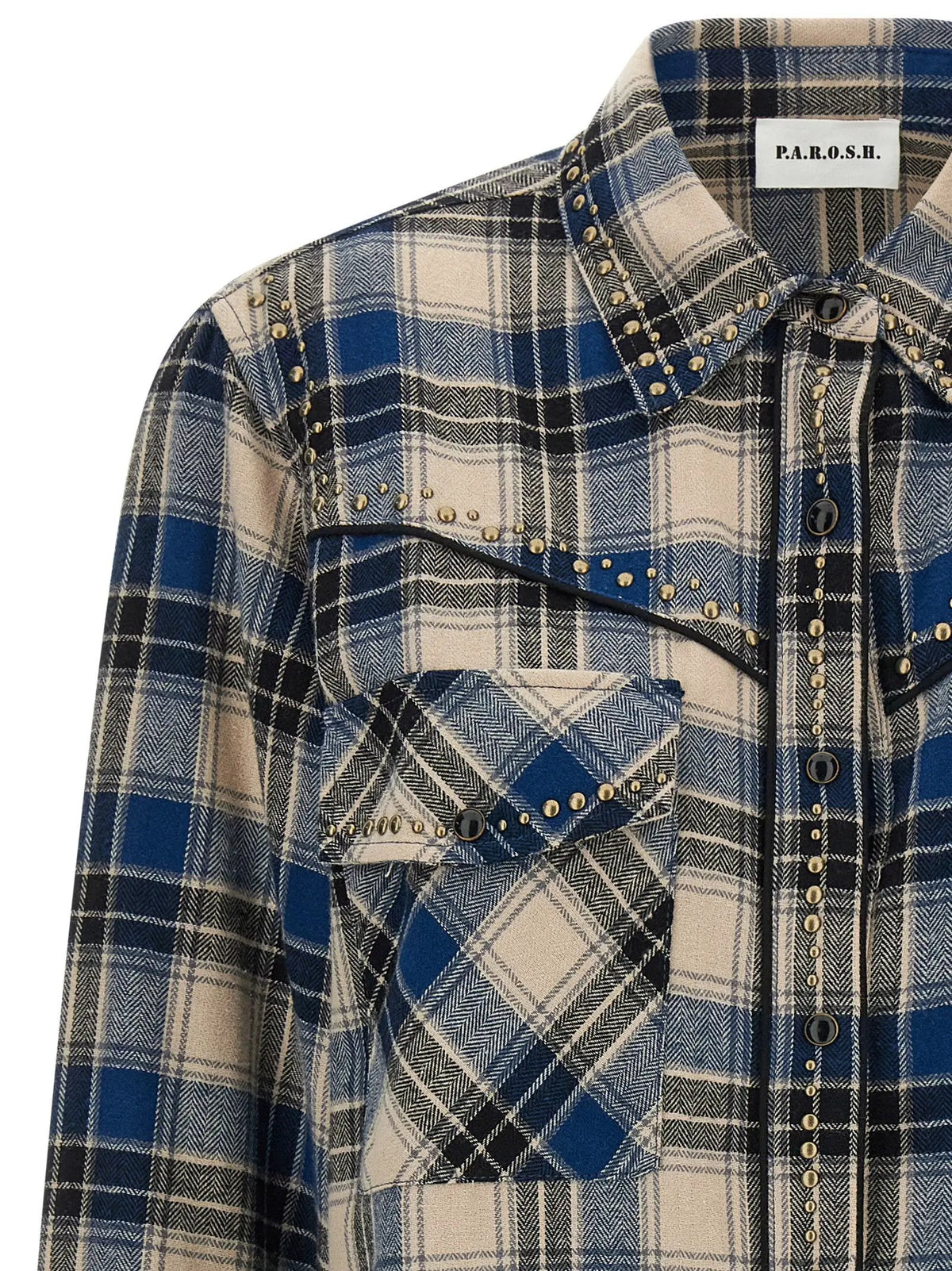 P.A.R.O.S.H. P.A.R.O.S.H. Multicolor Cotton Blouse