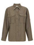 P.A.R.O.S.H. P.A.R.O.S.H. Brown Polyester Blouse