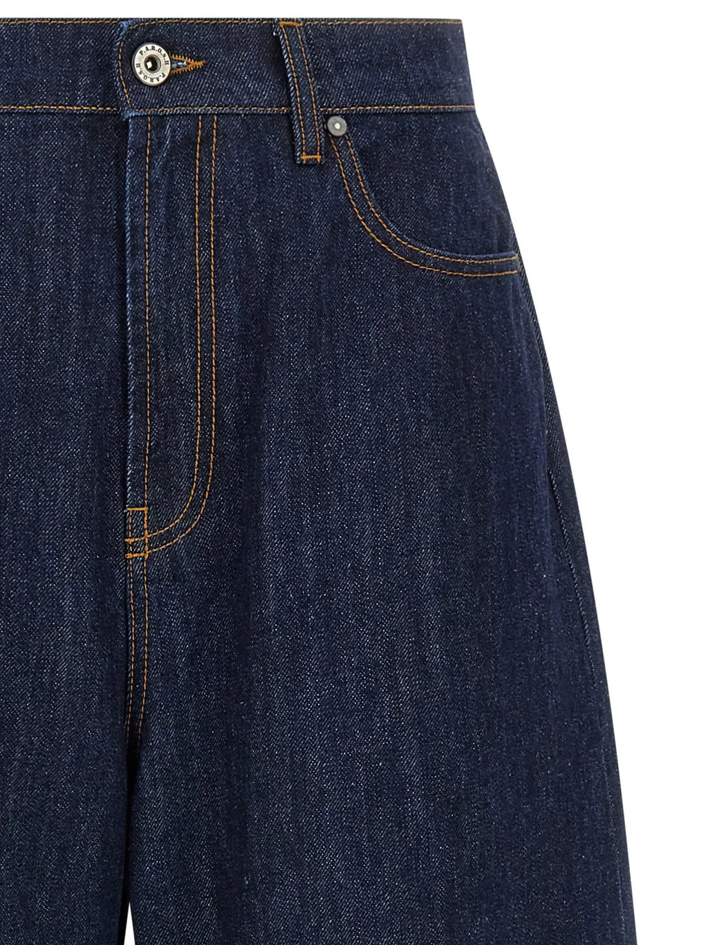 P.A.R.O.S.H. P.A.R.O.S.H. Blue Cotton Relaxed Fit Jeans