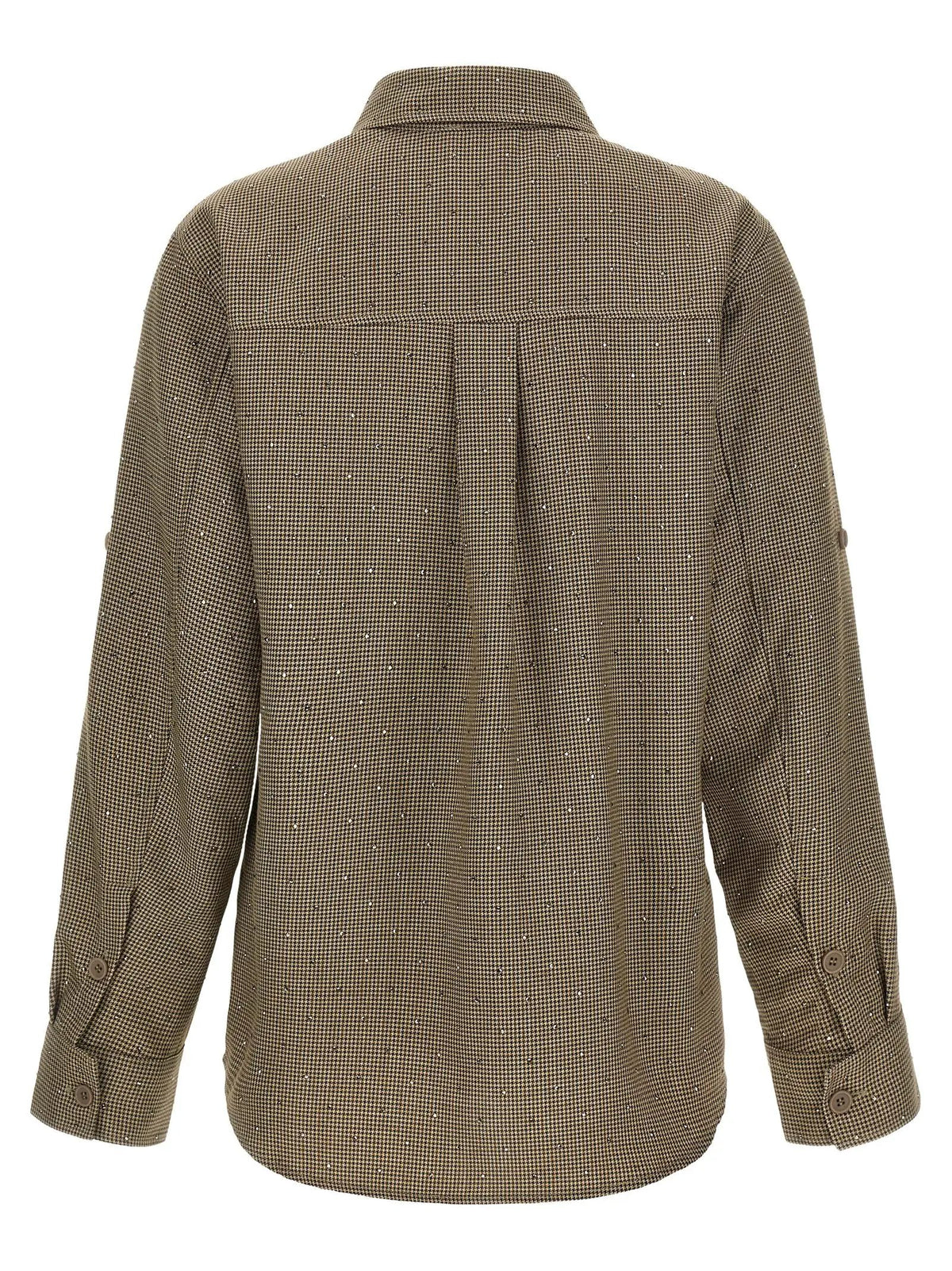 P.A.R.O.S.H. P.A.R.O.S.H. Brown Polyester Blouse