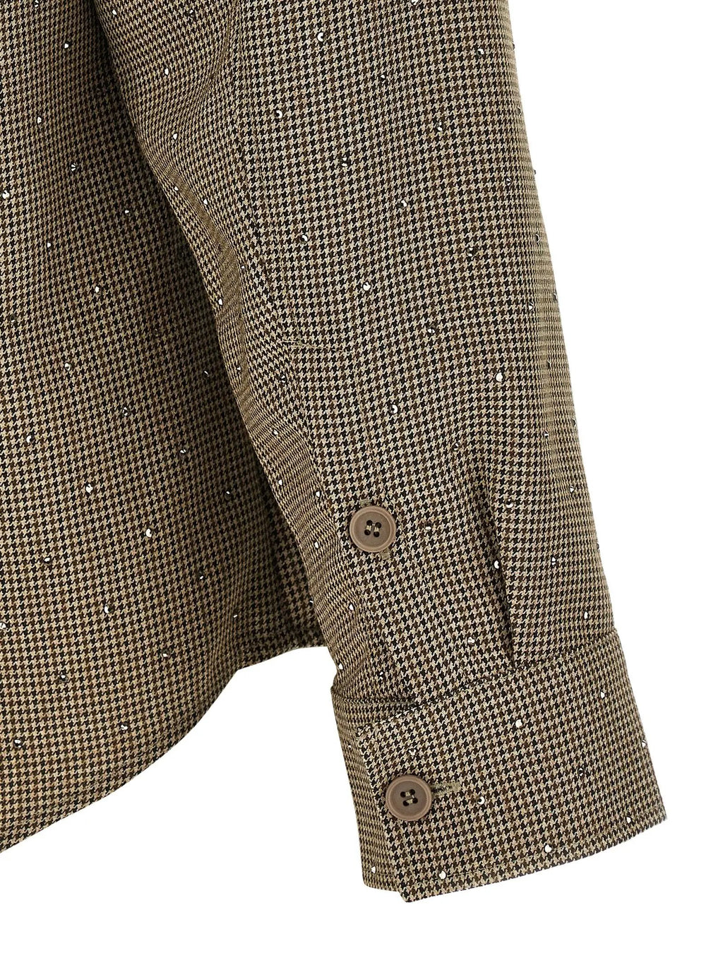 P.A.R.O.S.H. P.A.R.O.S.H. Brown Polyester Blouse