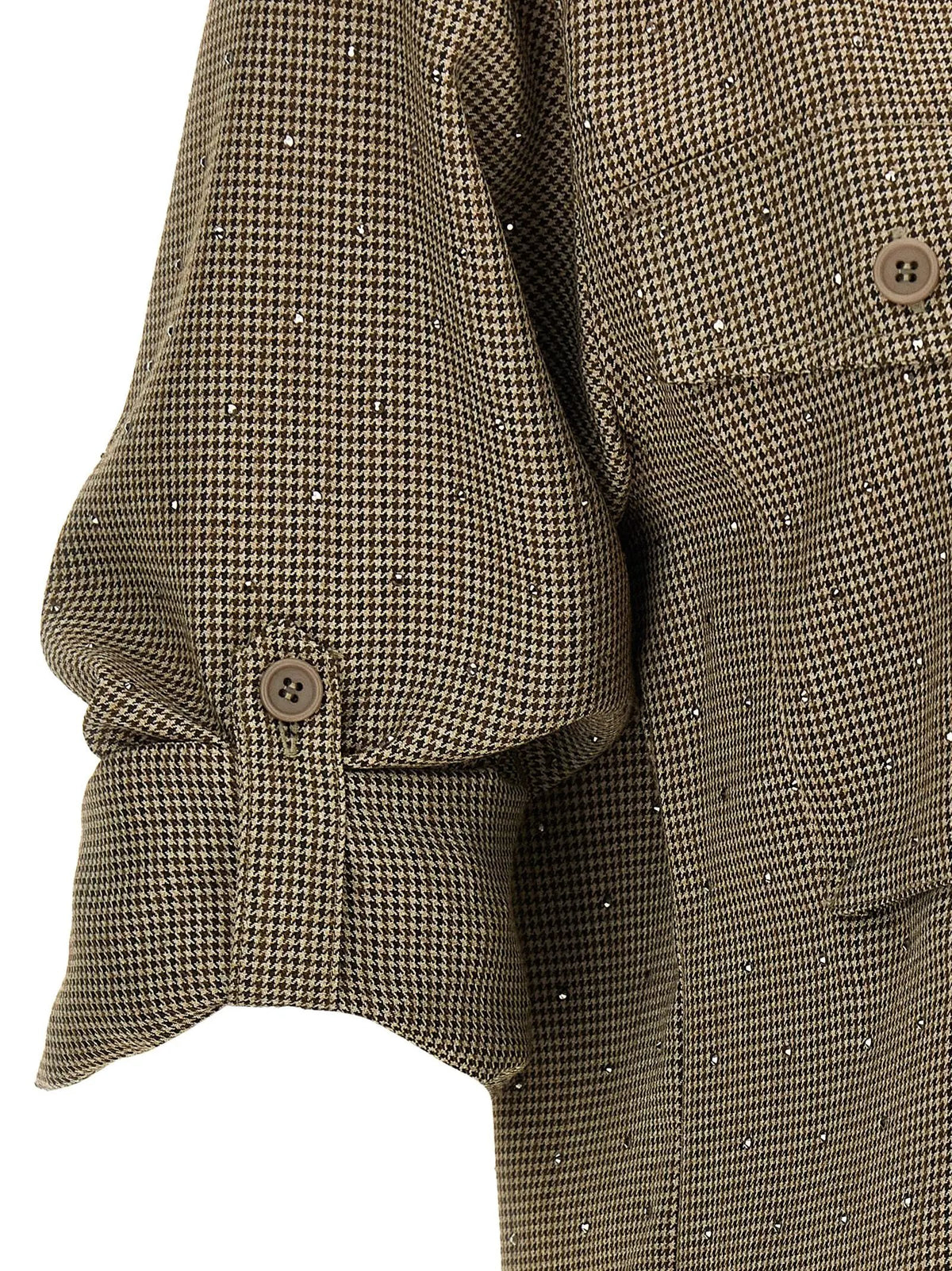 P.A.R.O.S.H. P.A.R.O.S.H. Brown Polyester Blouse