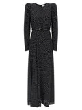 P.A.R.O.S.H. P.A.R.O.S.H. Black Silk Long Dress