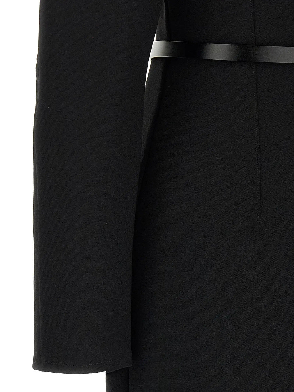 P.A.R.O.S.H. P.A.R.O.S.H. Black Polyester Midi Dress