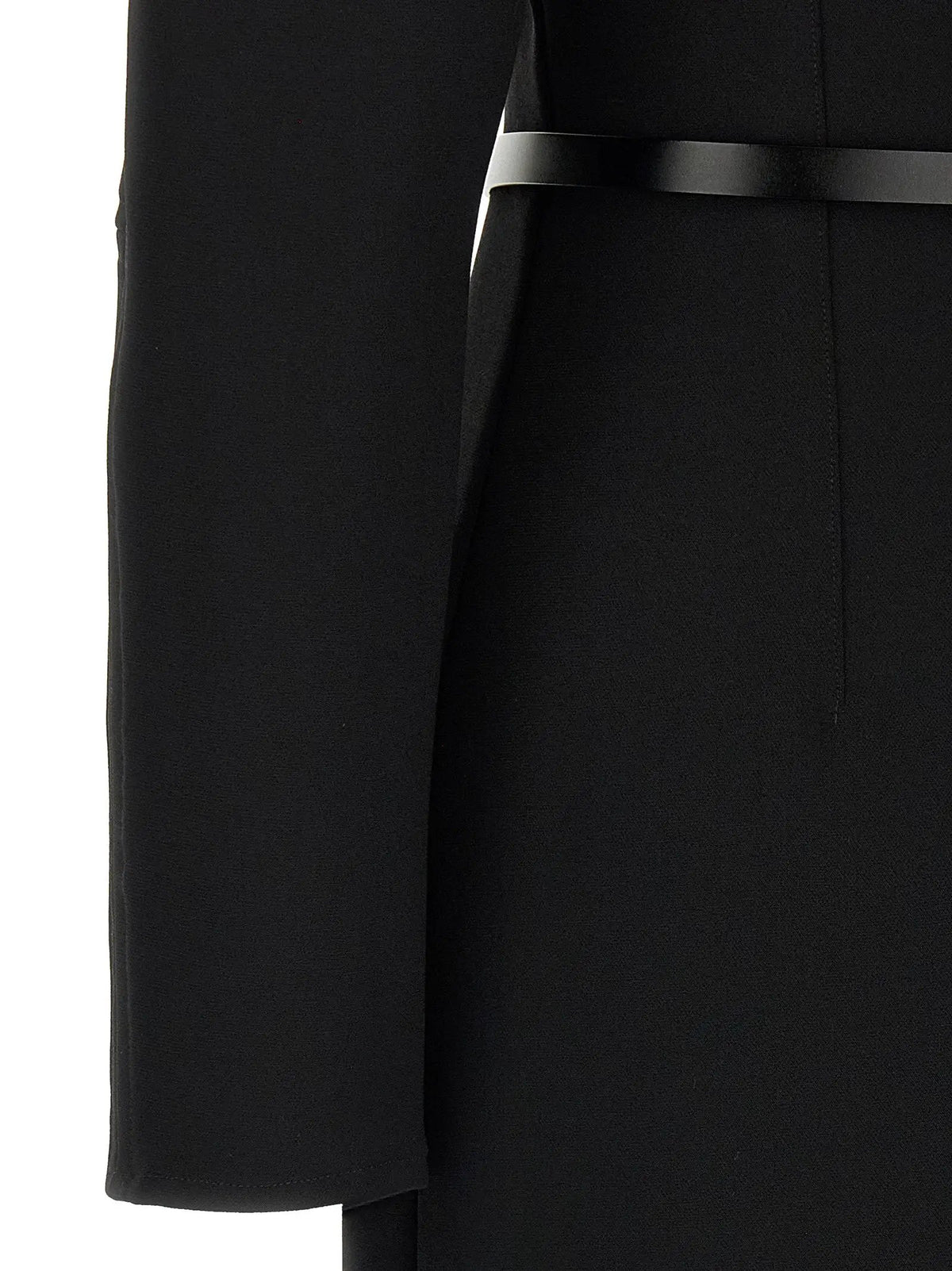 P.A.R.O.S.H. P.A.R.O.S.H. Black Polyester Midi Dress