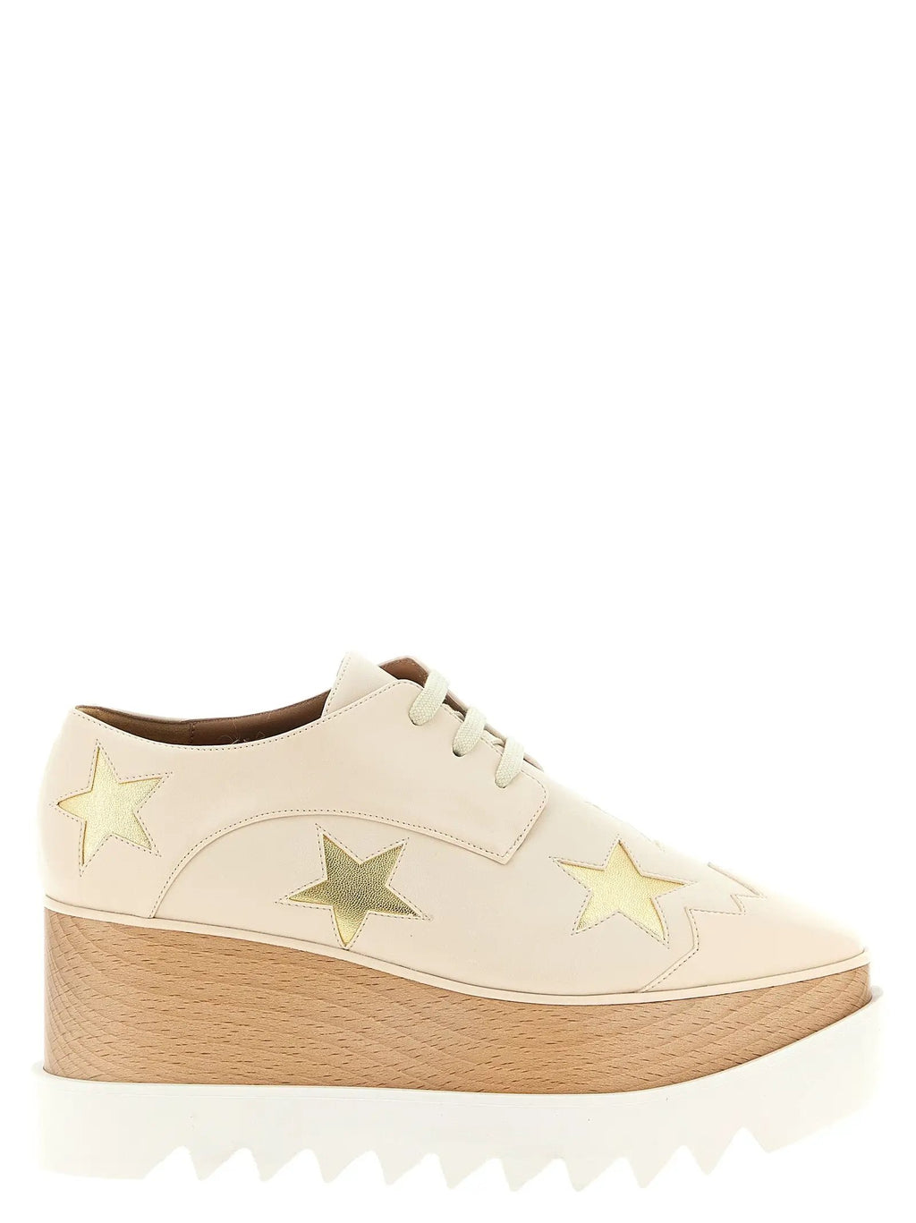 Stella McCartney Stella McCartney White Polyester Wedge Sandals