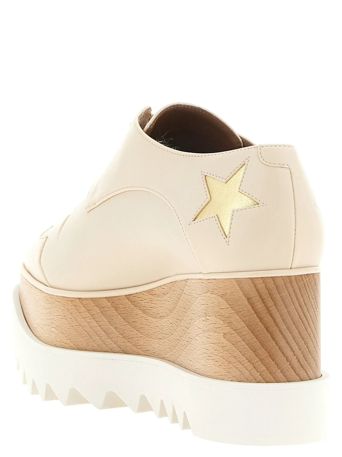 Stella McCartney Stella McCartney White Polyester Wedge Sandals