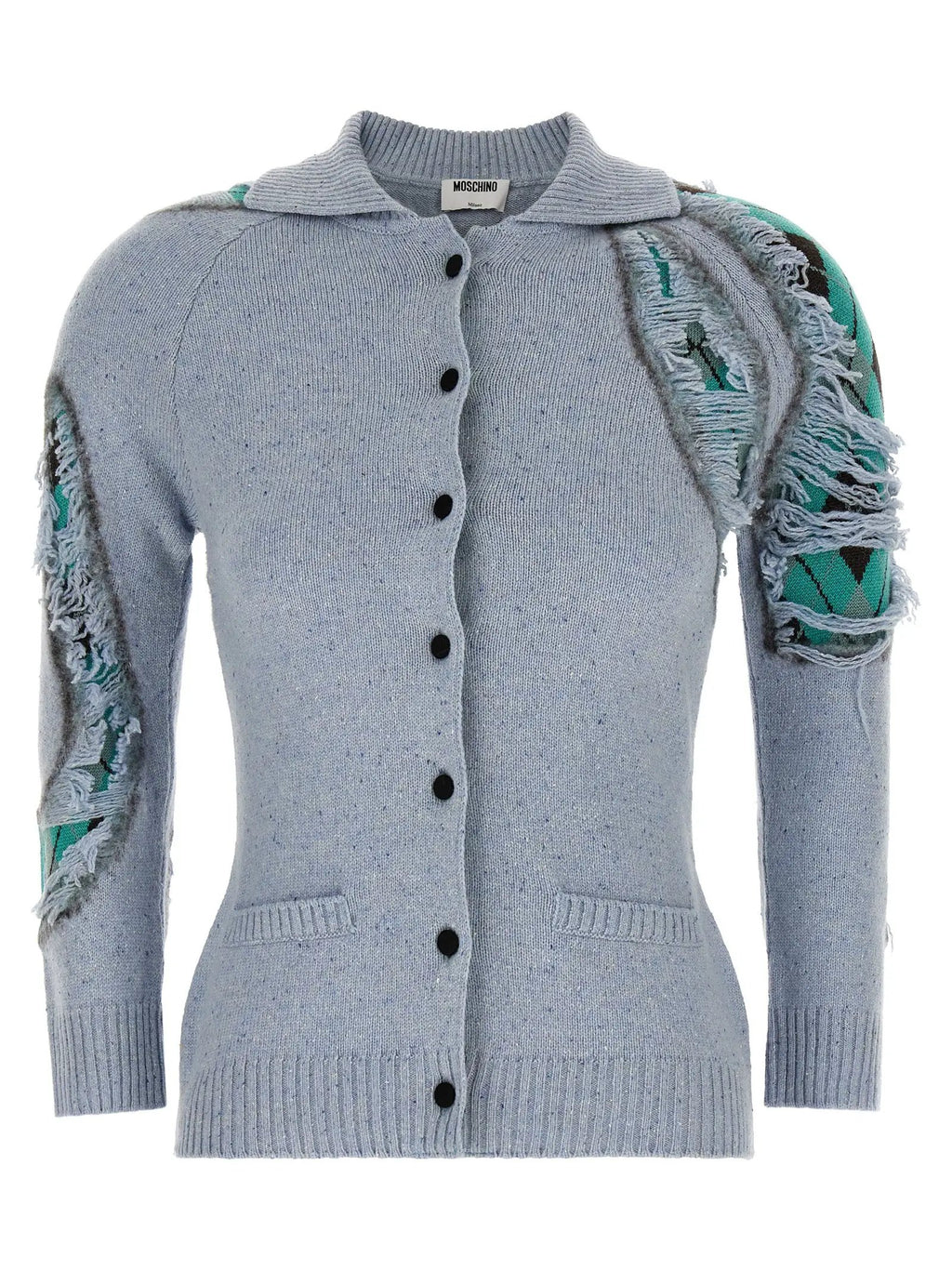 Moschino Moschino Blue Wool Cardigan