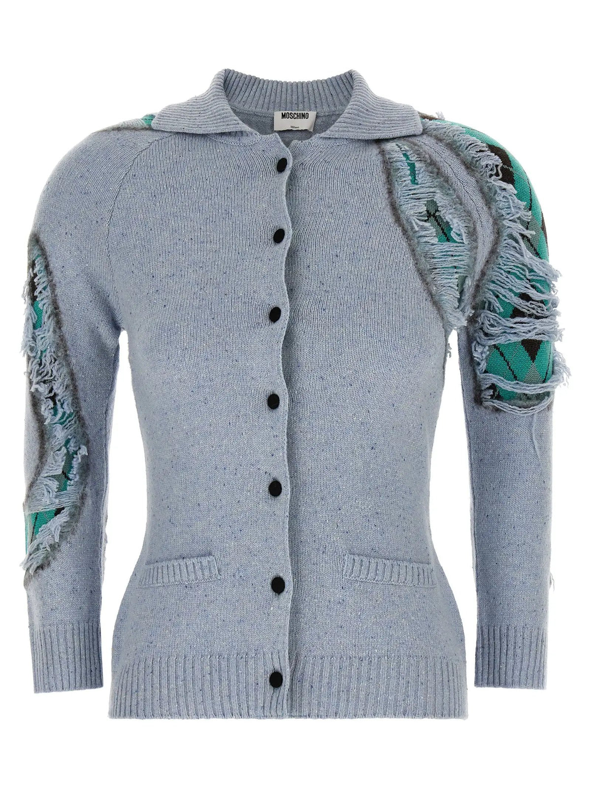 Moschino Moschino Blue Wool Cardigan