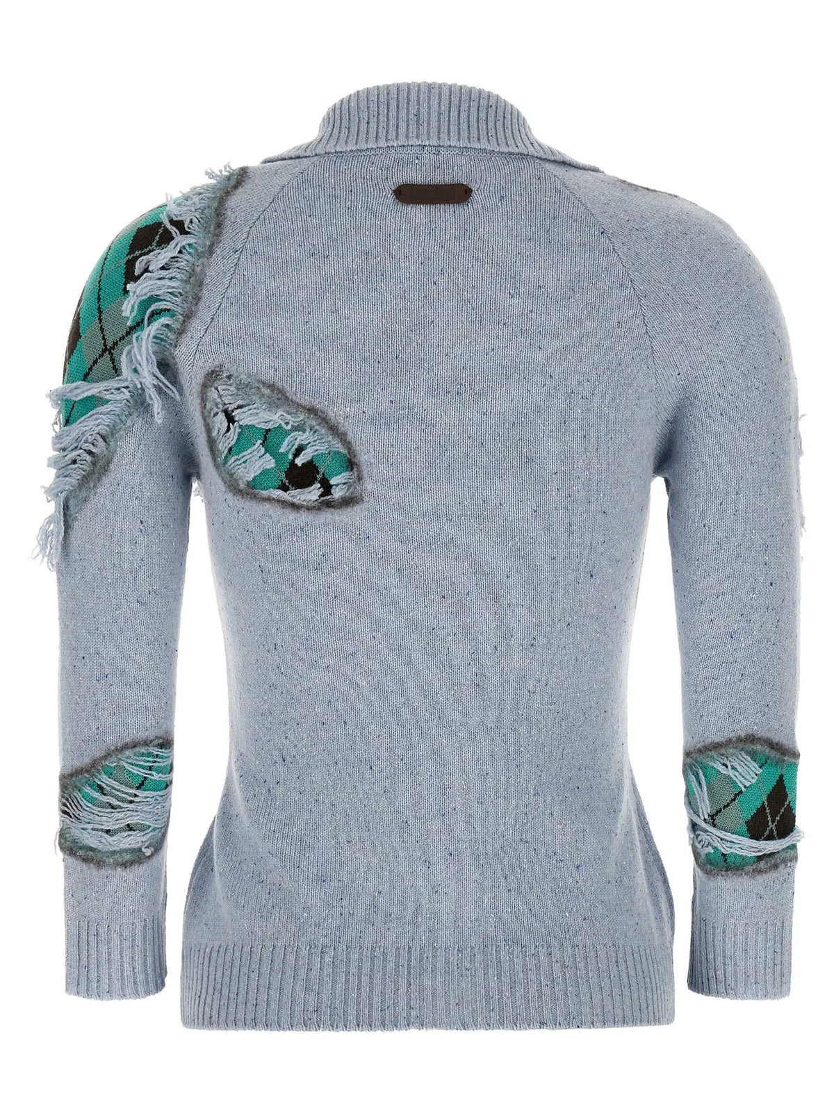 Moschino Moschino Blue Wool Cardigan