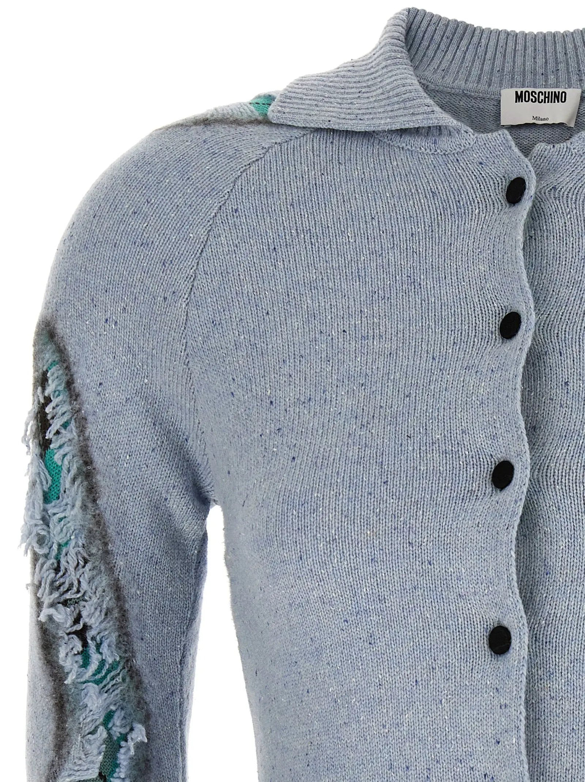 Moschino Moschino Blue Wool Cardigan