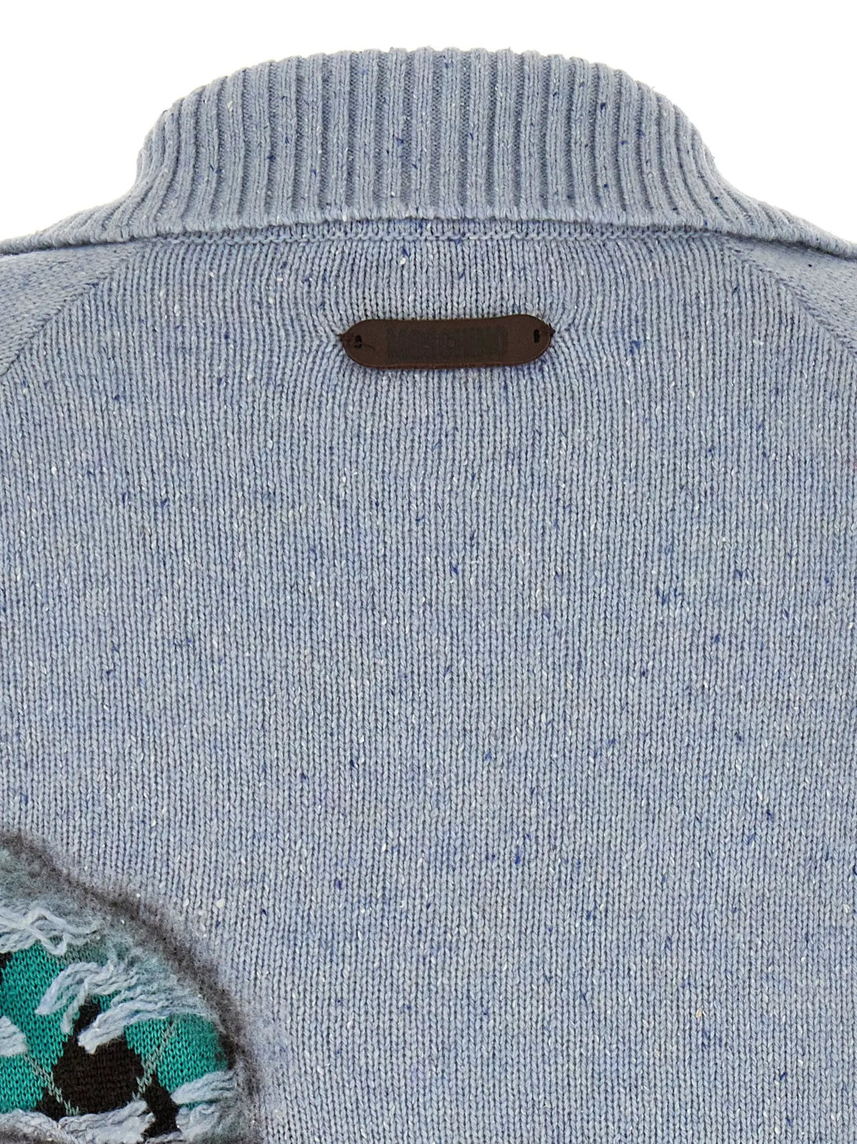 Moschino Moschino Blue Wool Cardigan