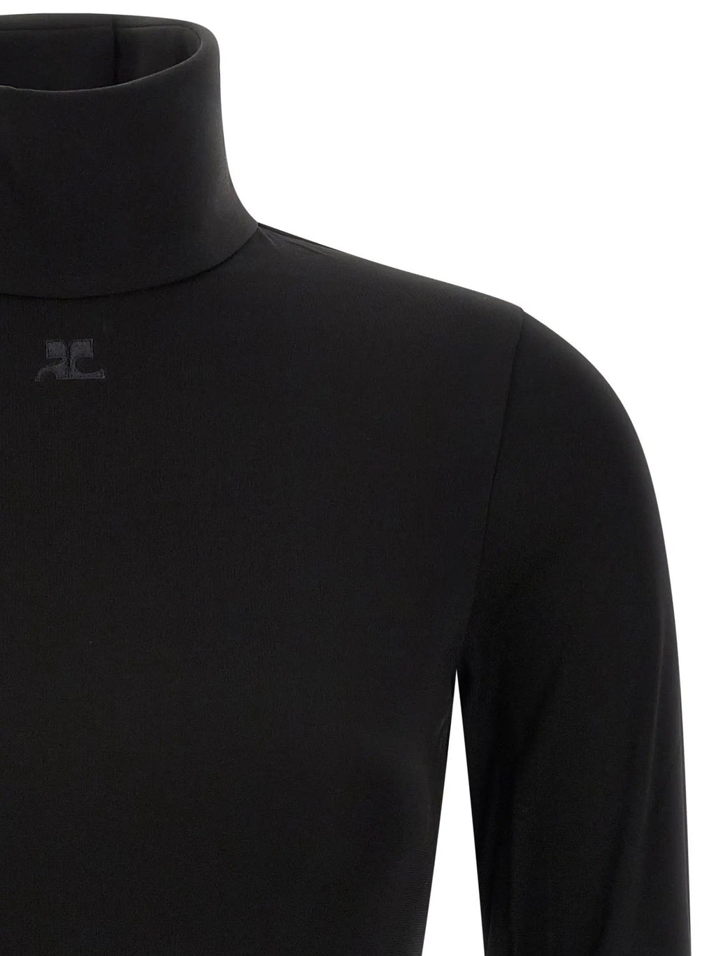 Courrèges Courrèges Black Viscose Bodysuit