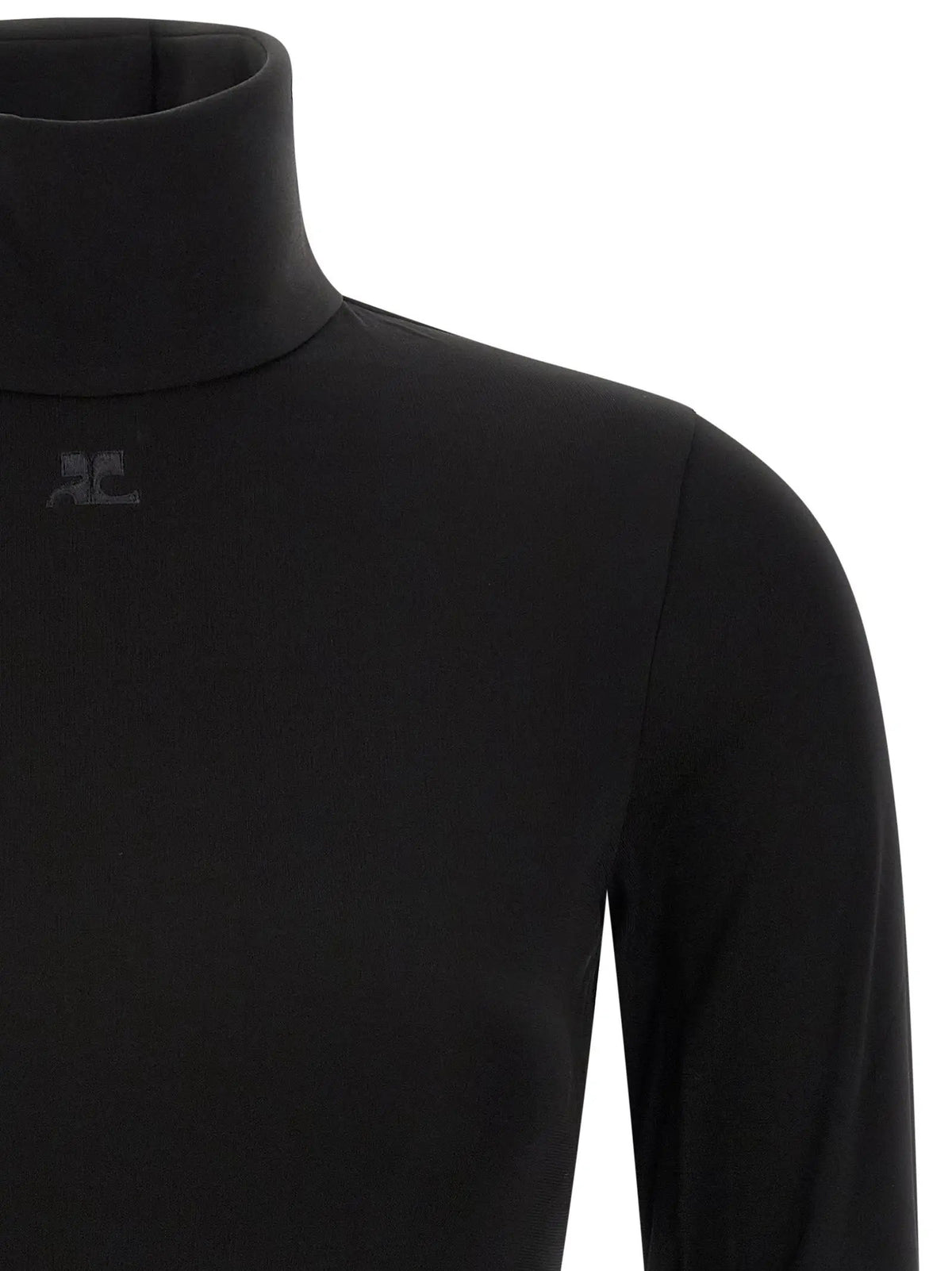 Courrèges Courrèges Black Viscose Bodysuit
