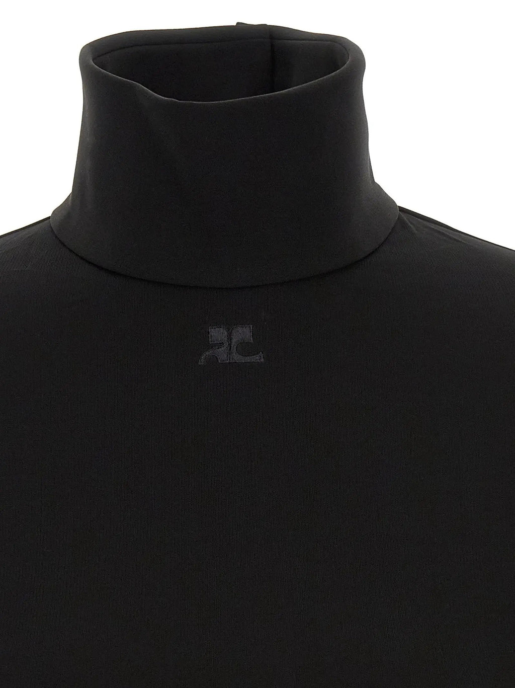 Courrèges Courrèges Black Viscose Bodysuit
