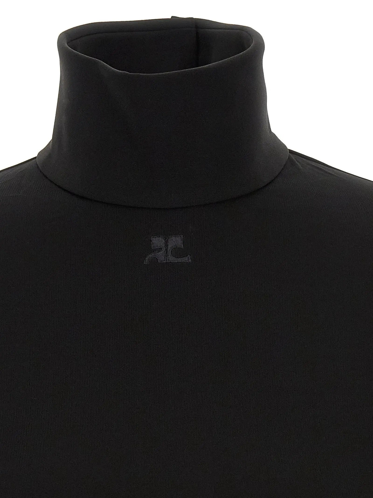 Courrèges Courrèges Black Viscose Bodysuit