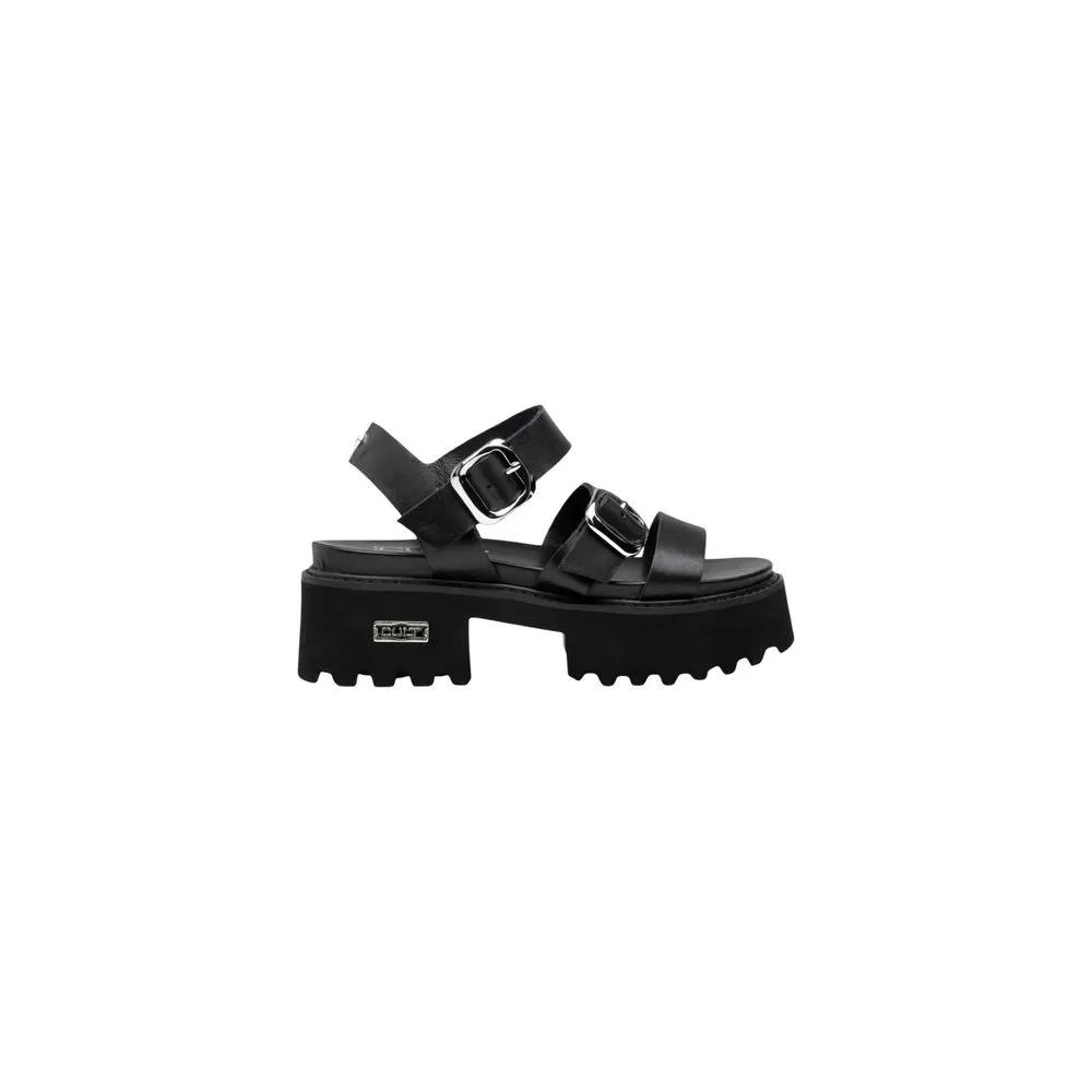 Cult Cult Black Leather Platform Sandals