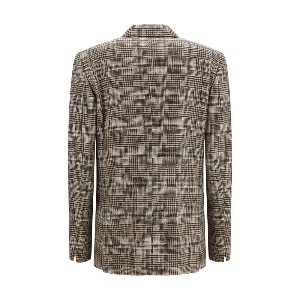 Lardini Lardini Brown Wool Oves Aries Blazer