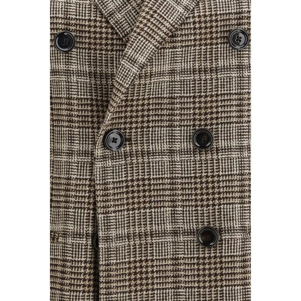 Lardini Lardini Brown Wool Oves Aries Blazer