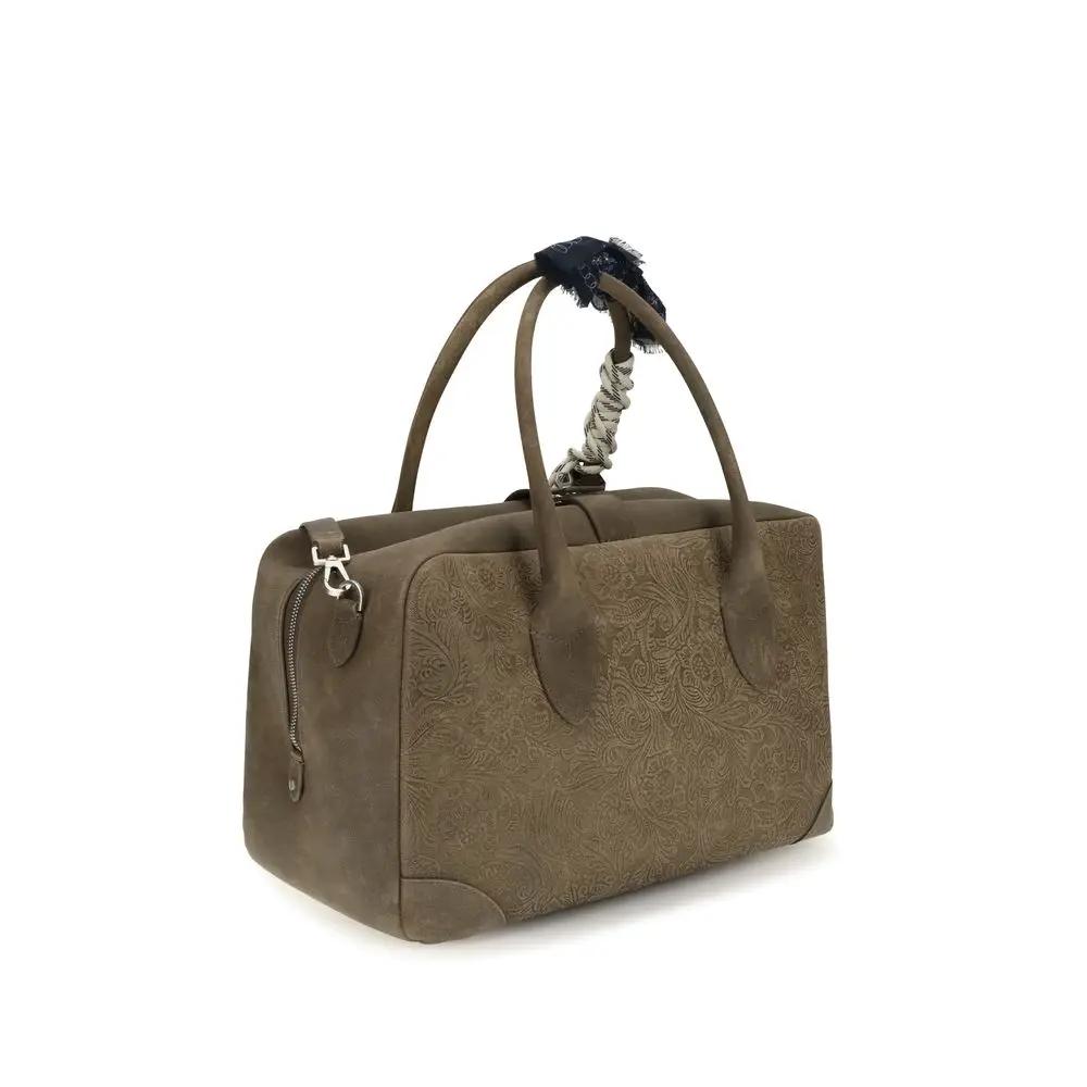 Golden Goose Golden Goose Brown Calf Leather Bos Taurus Handbag