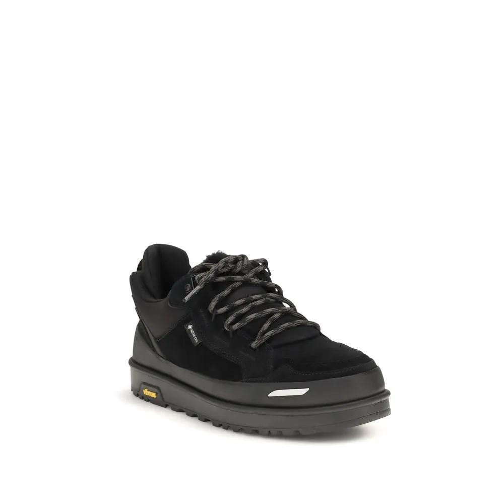 UGG UGG Black Calf Leather Bos Taurus Athletic Sneakers