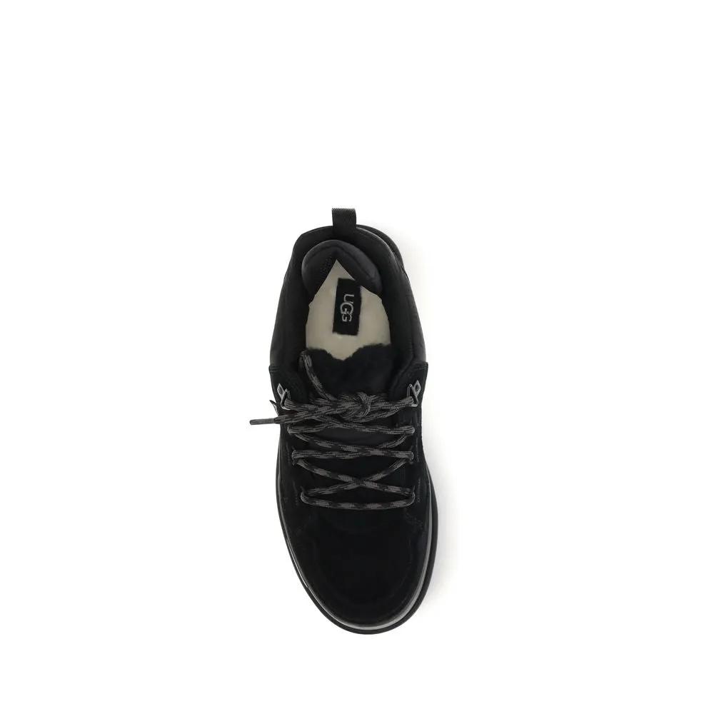 UGG UGG Black Calf Leather Bos Taurus Athletic Sneakers