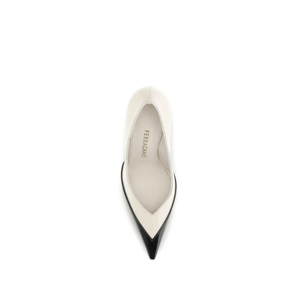 Ferragamo Ferragamo Multicolor Calf Leather Bos Taurus High Heel Pumps
