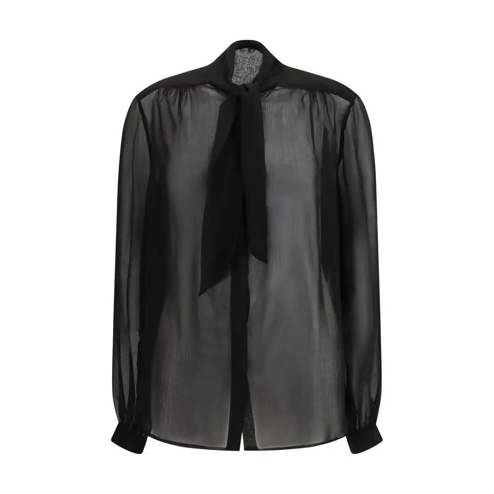 Lardini Lardini Black Viscose Blouse