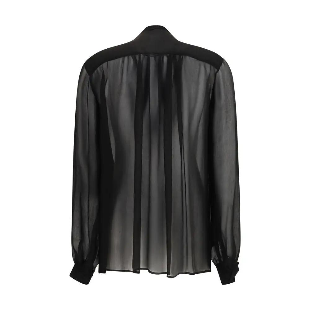 Lardini Lardini Black Viscose Blouse