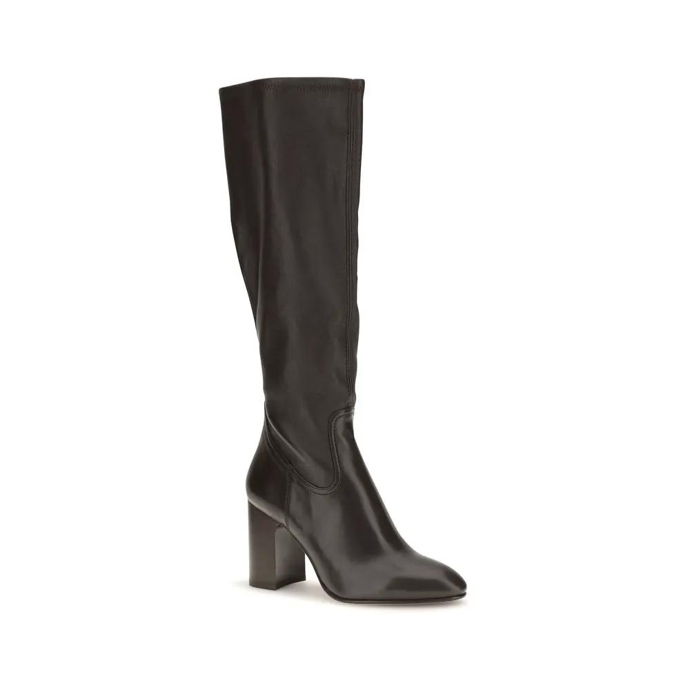 Stuart Weitzman Stuart Weitzman Black Calf Leather Bos Taurus High Heel Boots