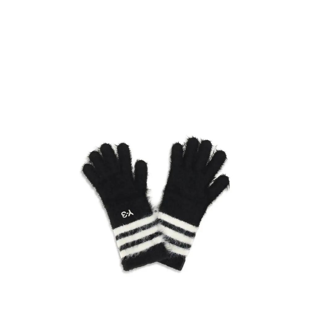 Y-3 Y-3 Black Recycled Polyamide Gloves