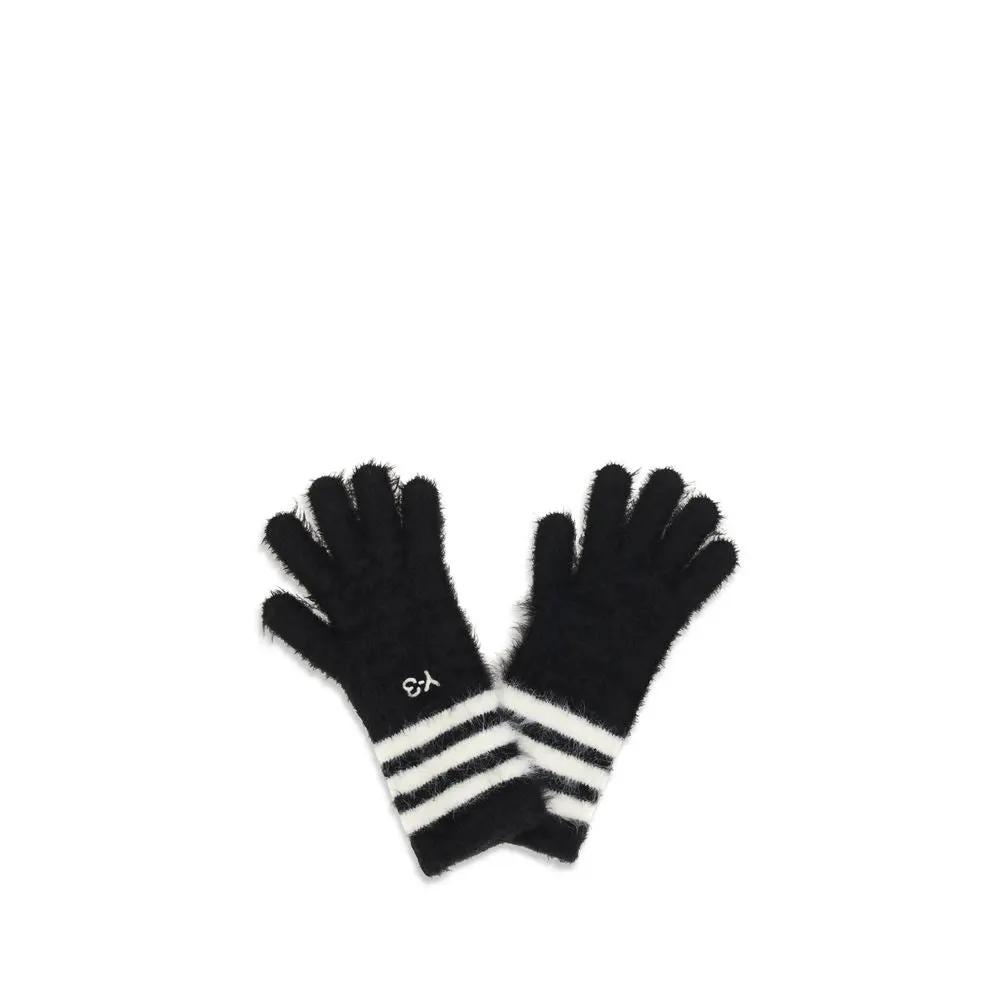 Y-3 Y-3 Black Recycled Polyamide Gloves