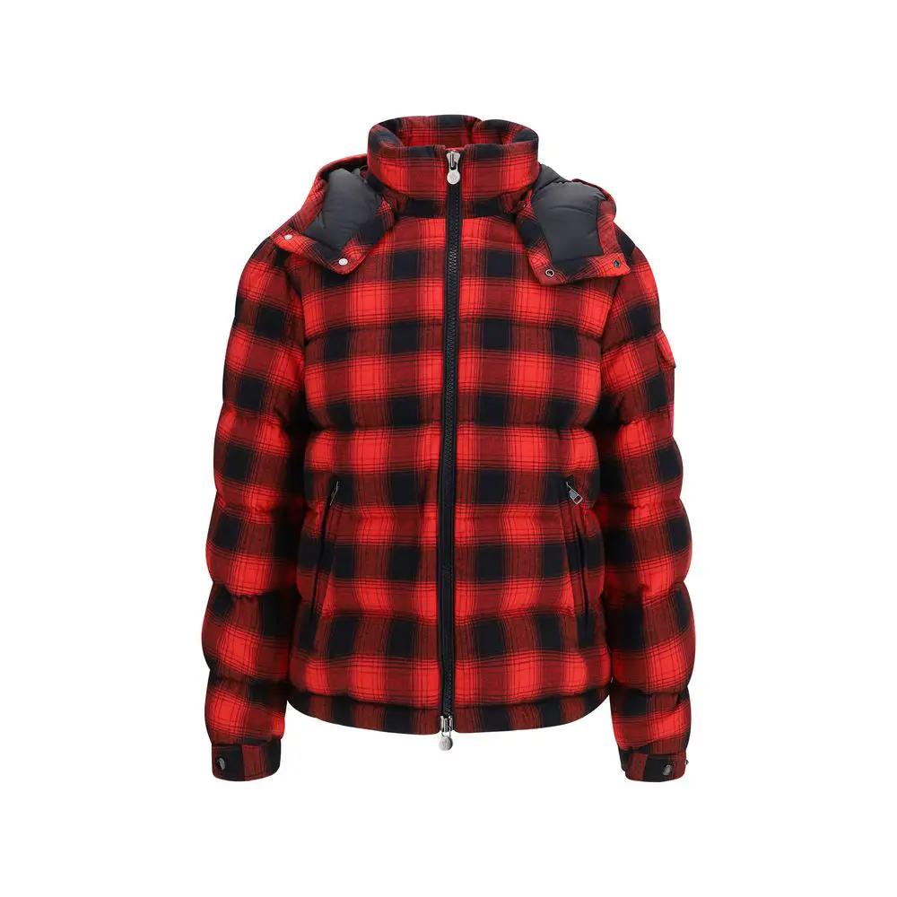 Moncler Moncler Red Cotton Full-Length Jacket
