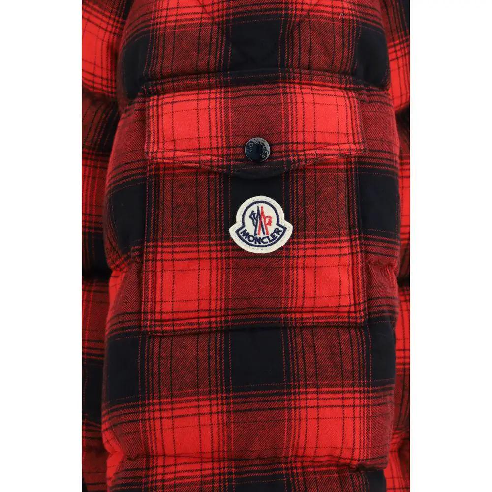 Moncler Moncler Red Cotton Full-Length Jacket