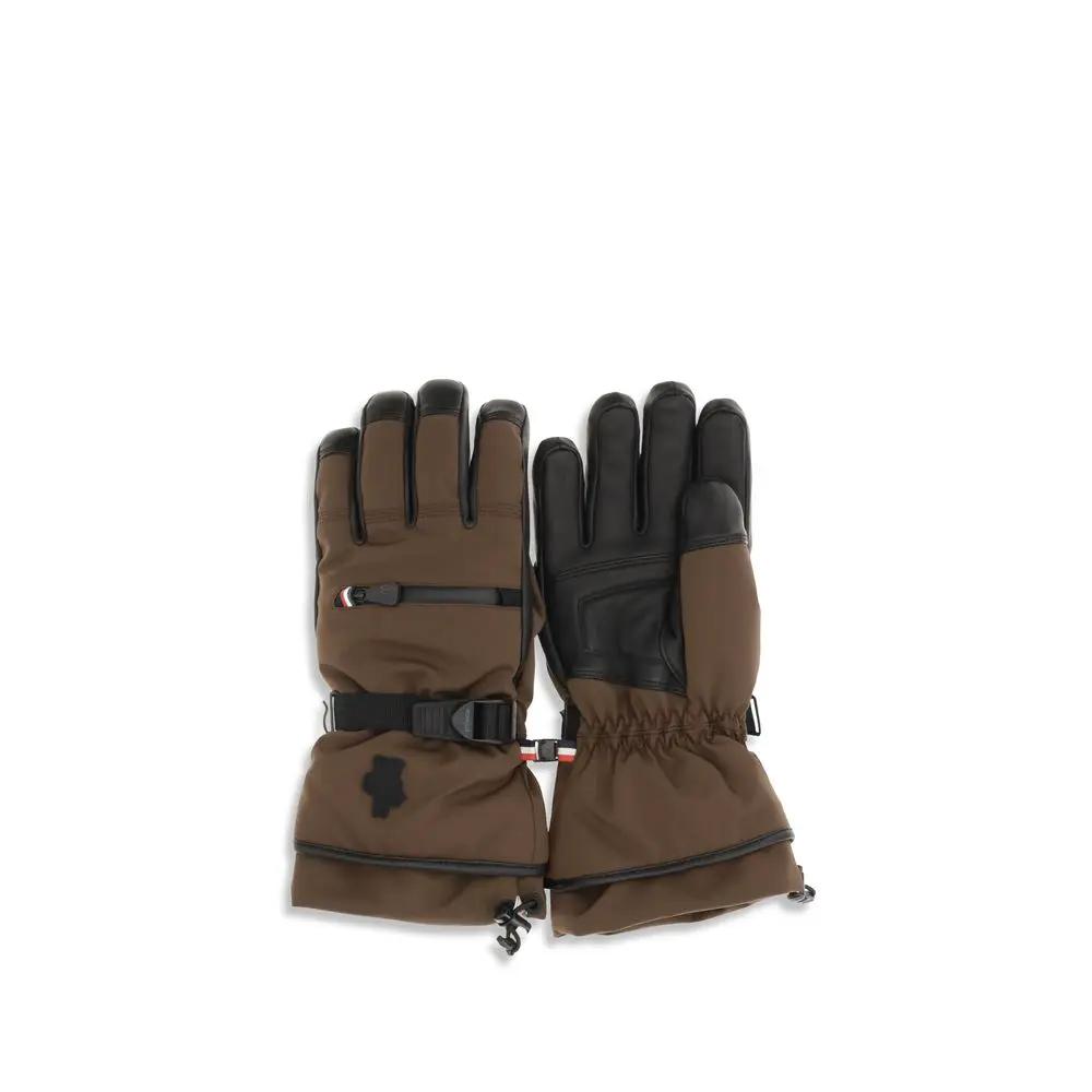 Moncler Grenoble Moncler Grenoble Brown Nylon Gloves