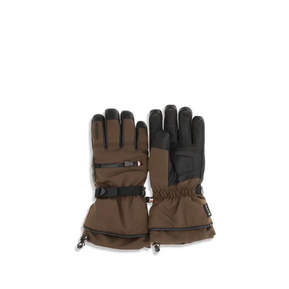 Moncler Grenoble Moncler Grenoble Brown Nylon Gloves