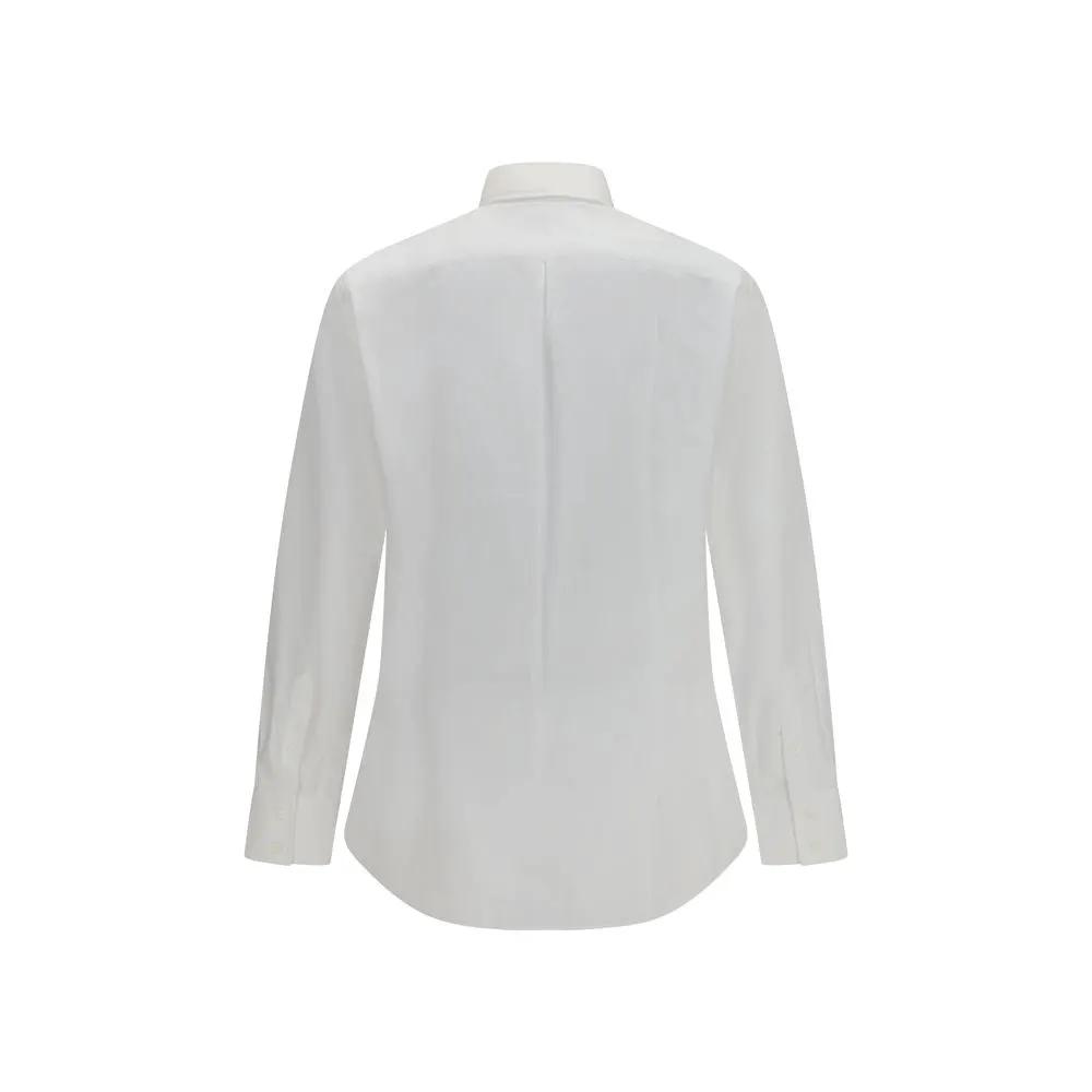 Brunello Cucinelli Brunello Cucinelli White Cotton Dress Shirt
