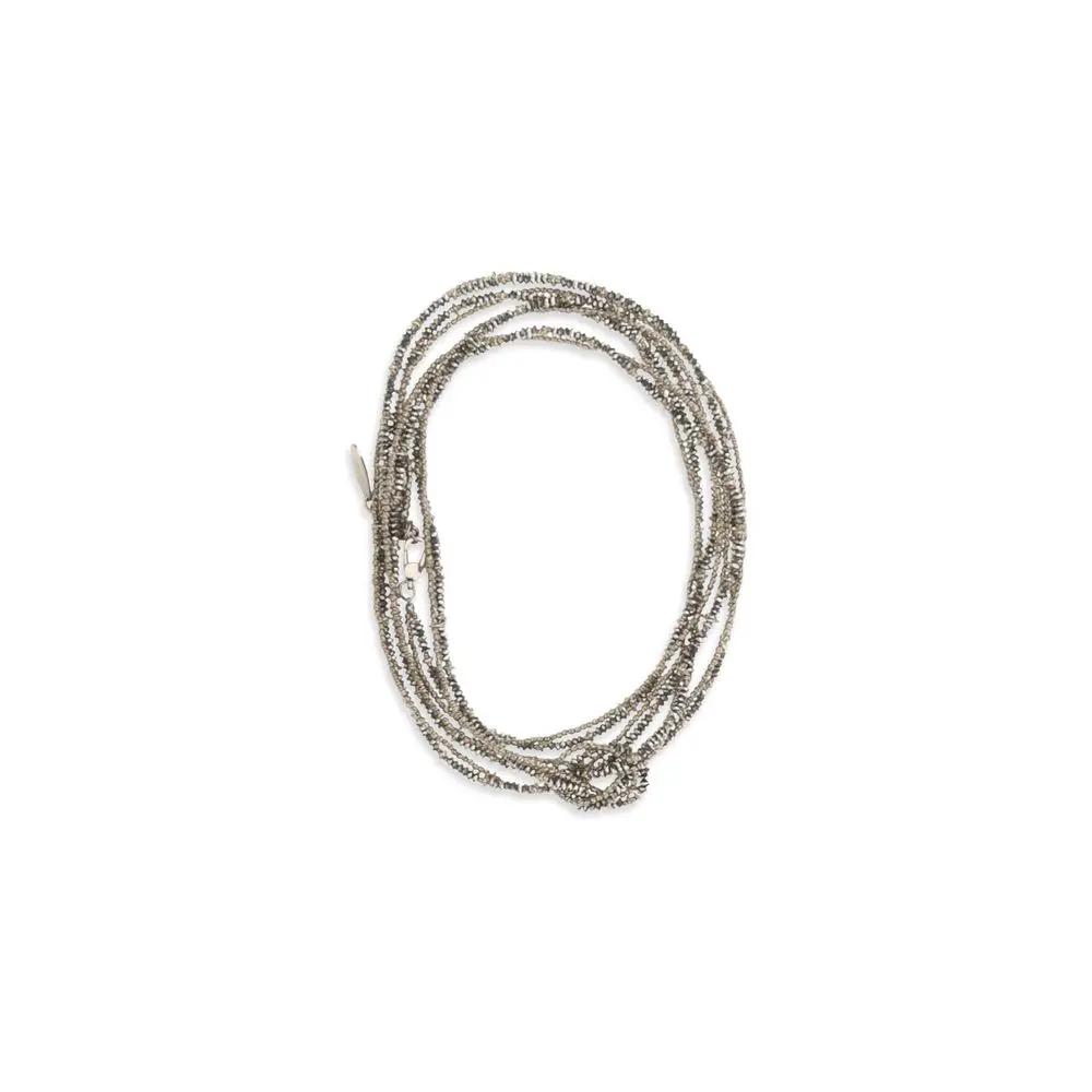 Brunello Cucinelli Brunello Cucinelli Brown Silver Bracelet