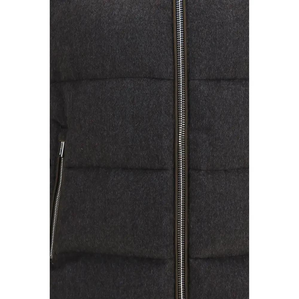 MooRER MooRER Gray Goose Down Full-Length Jacket