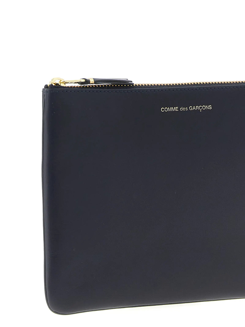 Comme Des Garçons Blue Cowhide Cardholder
