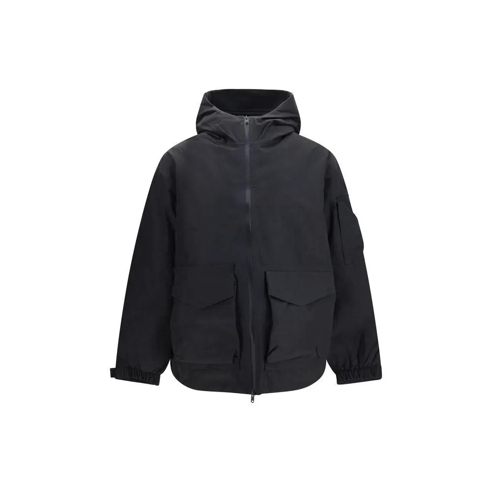 Y-3 Black Polyethylene Shell Jacket