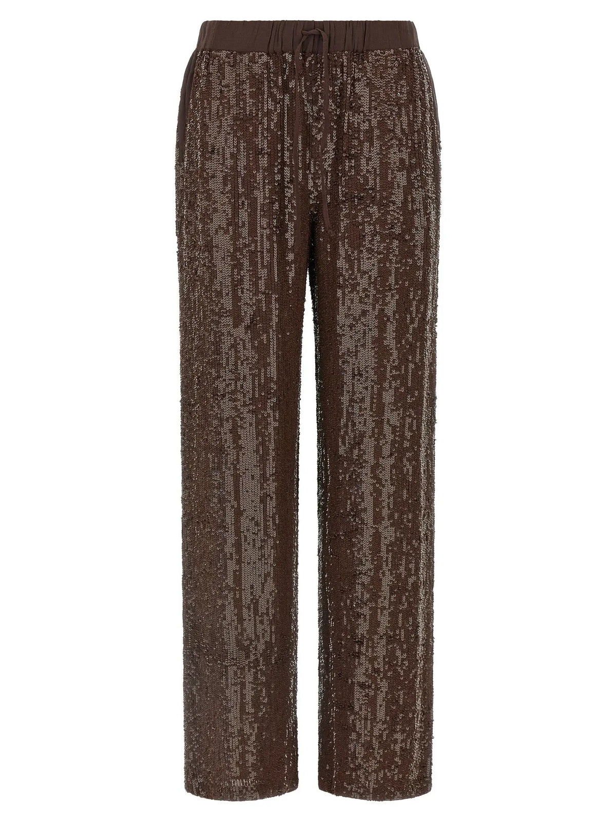 P.A.R.O.S.H. Brown Viscose Dress Pants