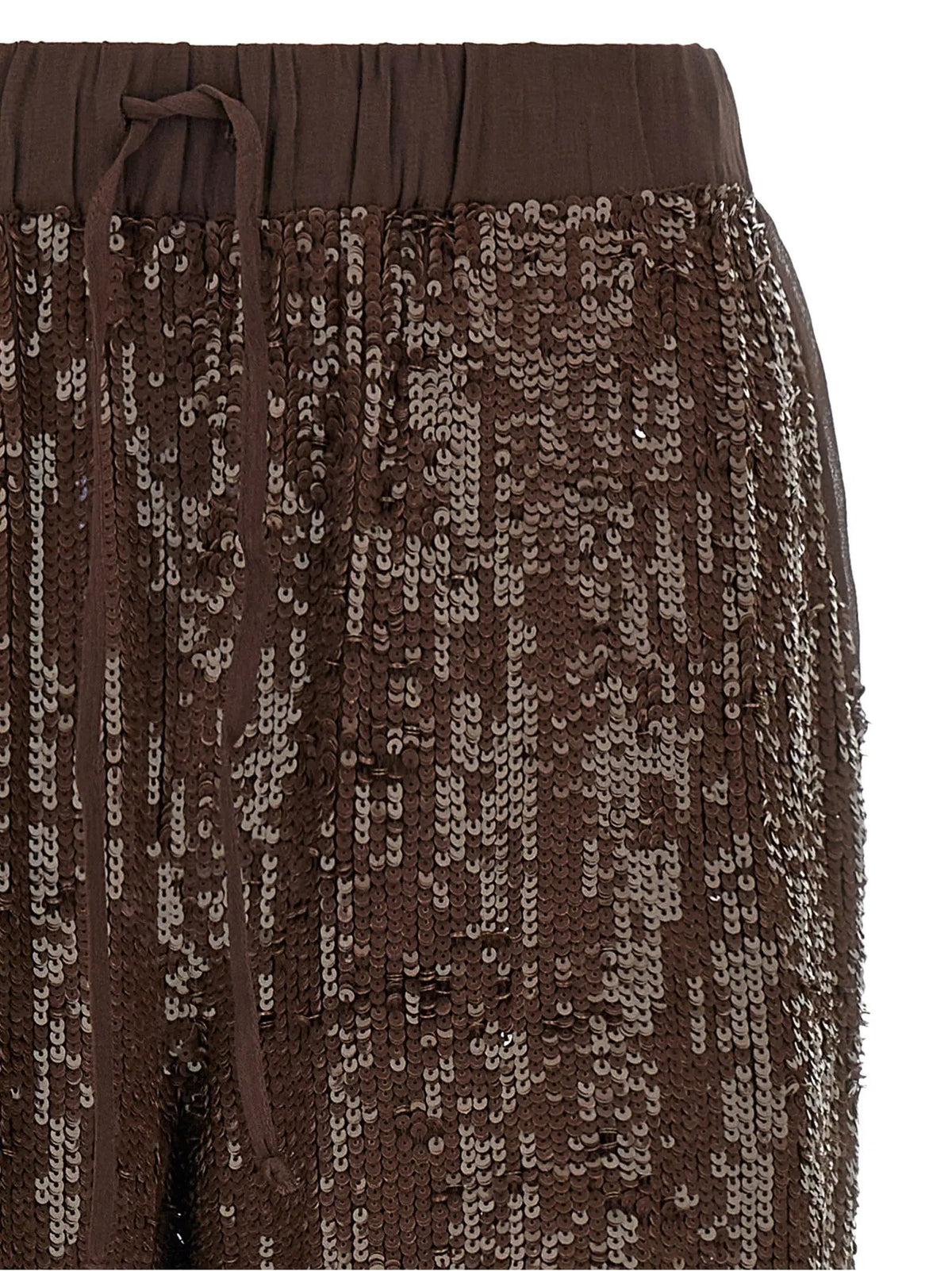 P.A.R.O.S.H. Brown Viscose Dress Pants