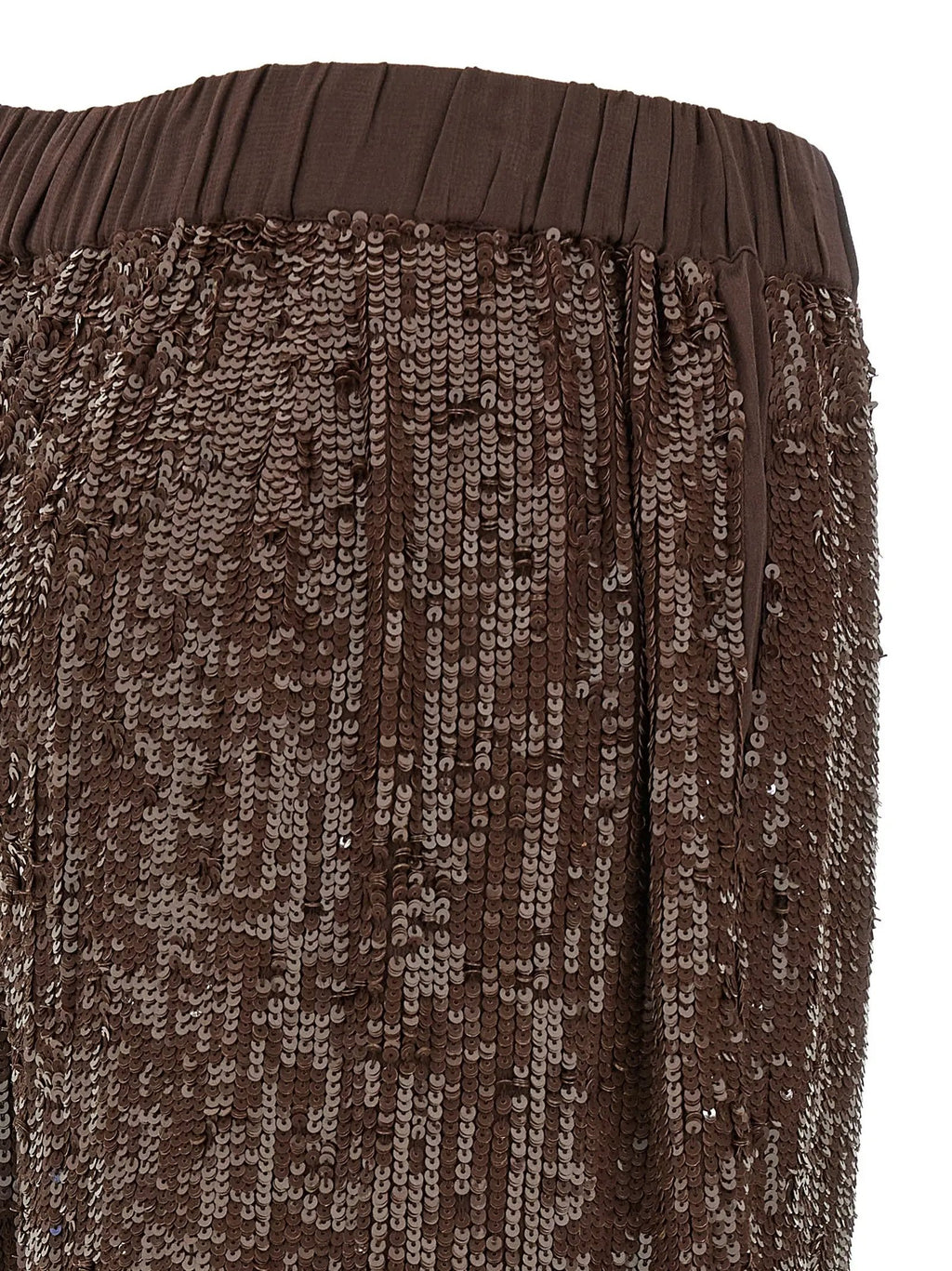P.A.R.O.S.H. Brown Viscose Dress Pants