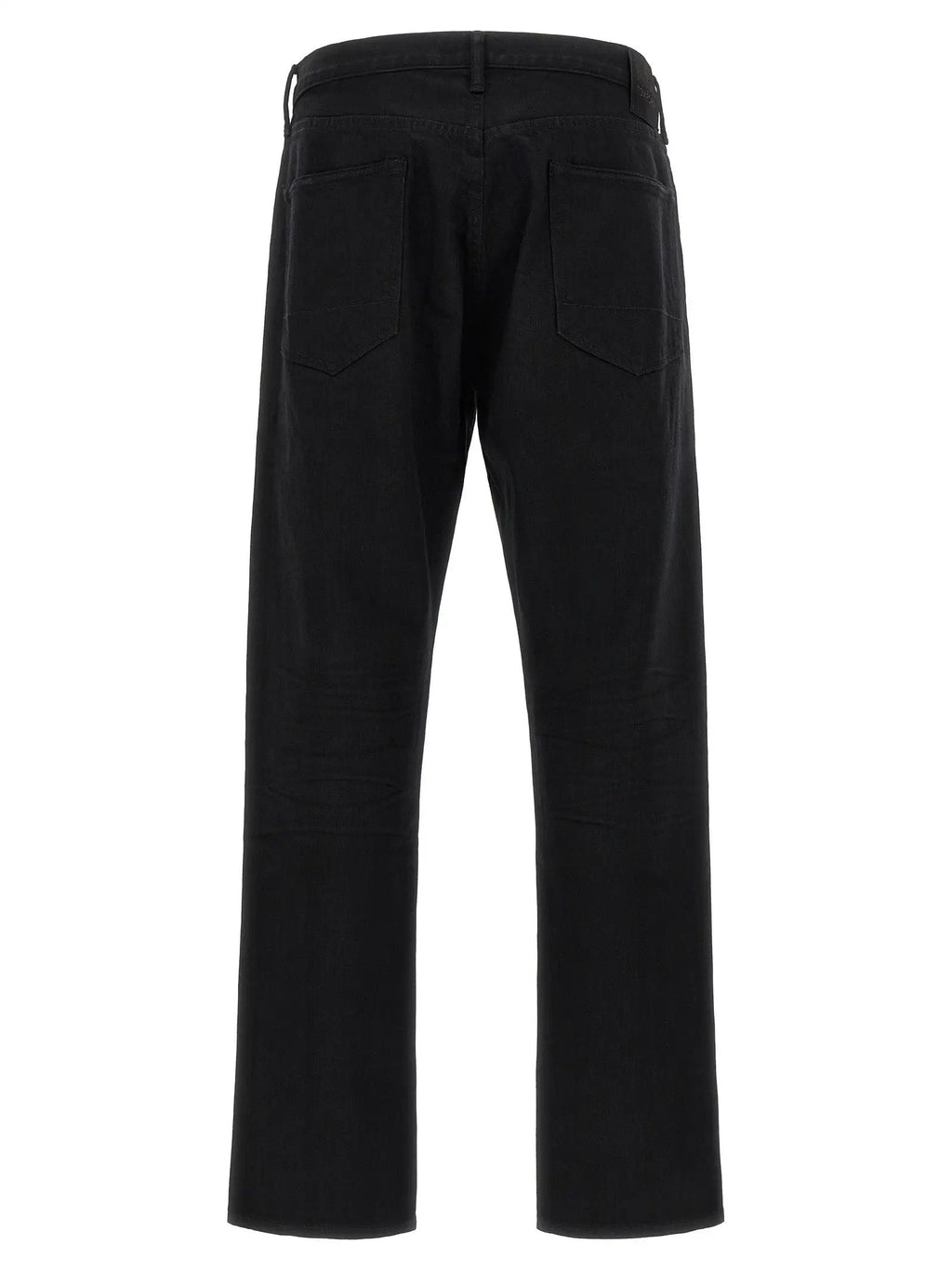 Tom Ford Black Cotton Straight-Leg Jeans