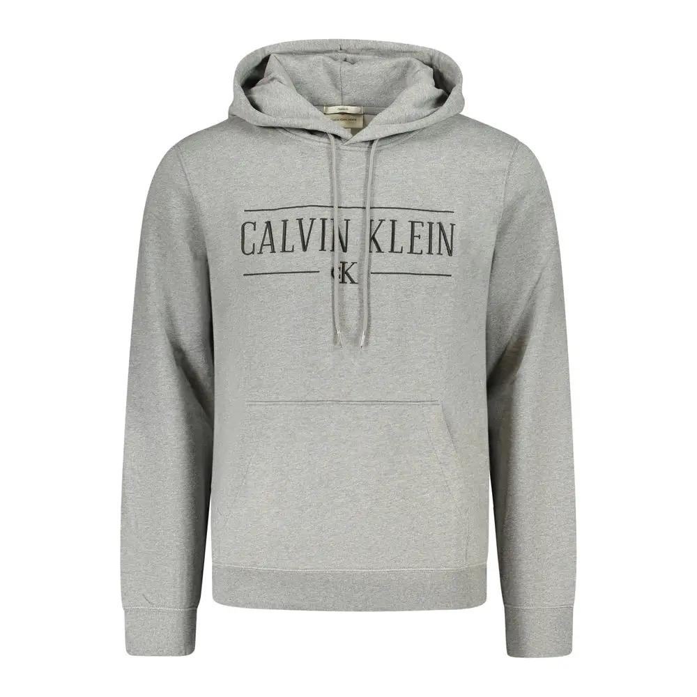 Calvin Klein Gray Cotton Men's Sweatshirt